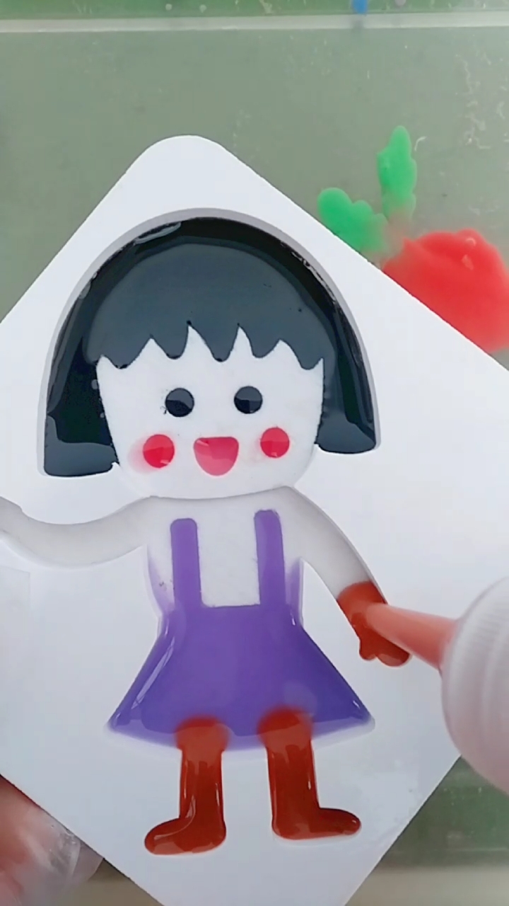 手工制作#小女孩