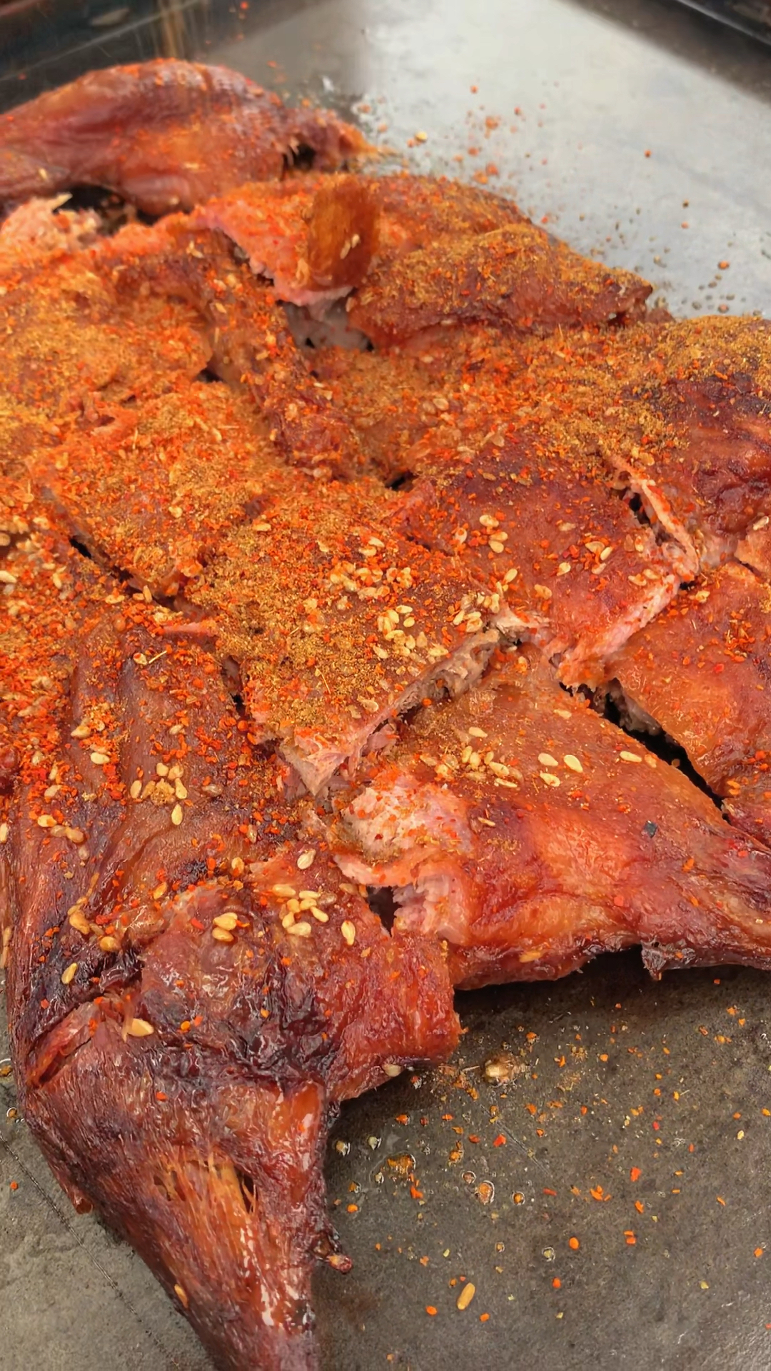 铁板烤鸭培训#这样的铁板烤鸭你吃过吗