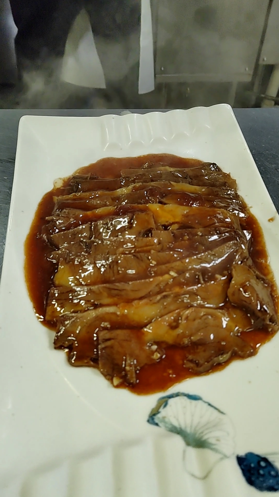 清真菜扒牛肉条,太有食欲了.