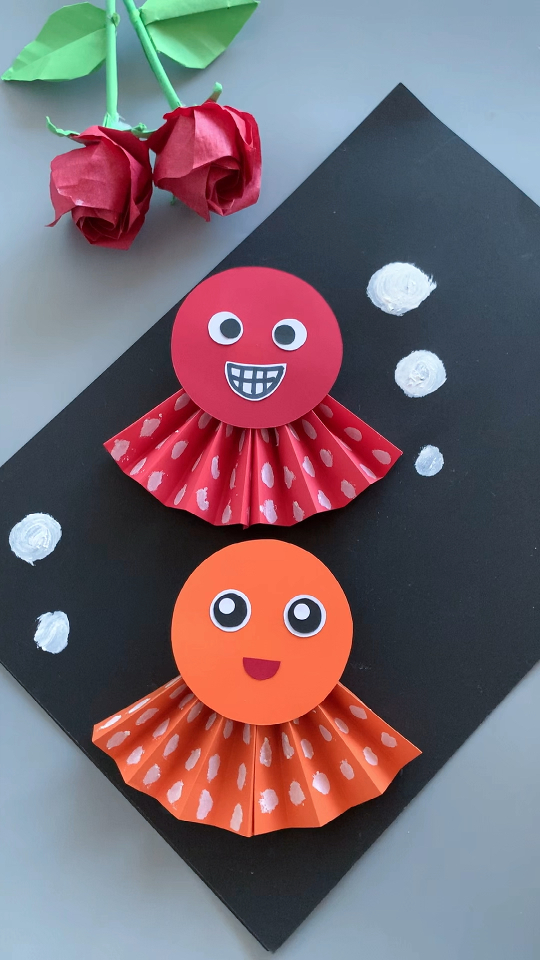 幼儿园手工夏天手工做一个超可爱的小章鱼