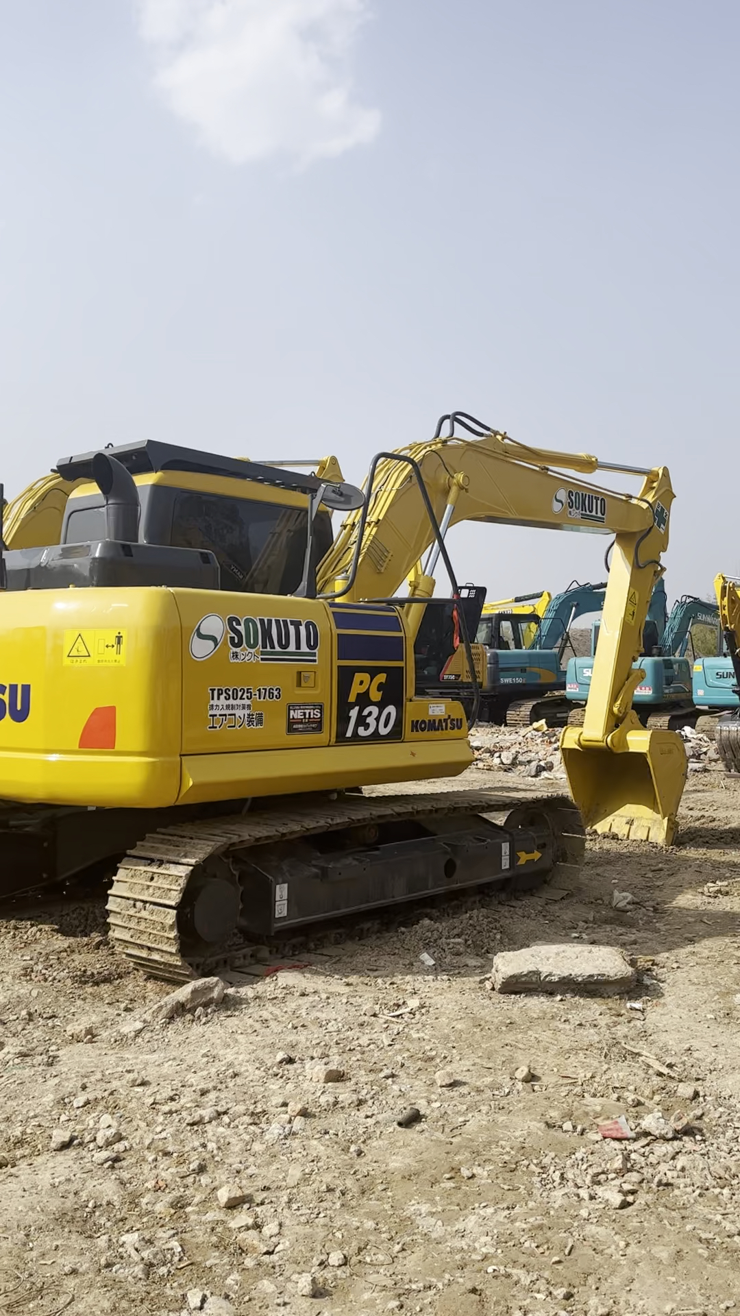 二手挖掘机个人#小松130二手挖掘机拍摄鉴赏