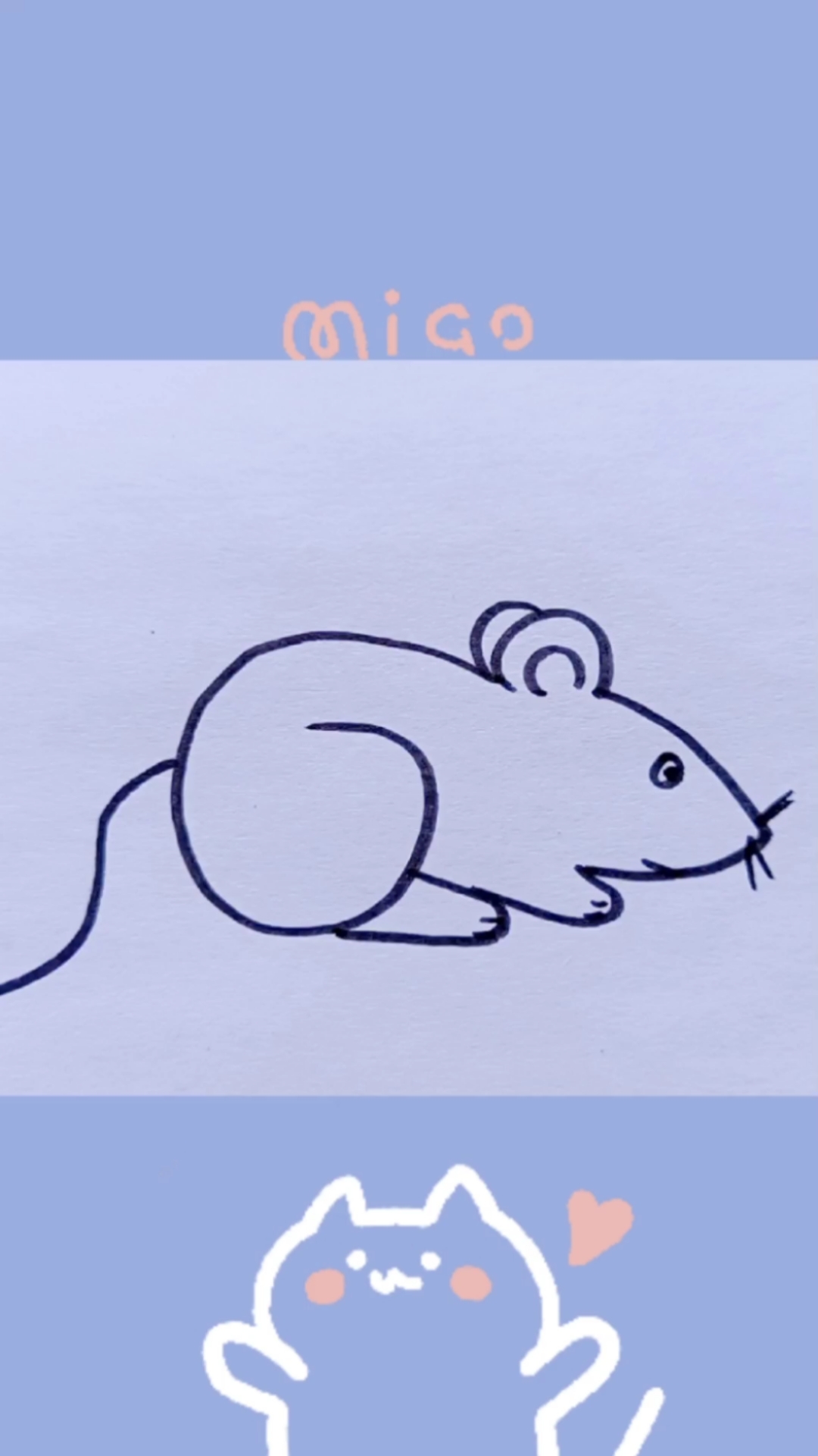 简易老鼠画法图片