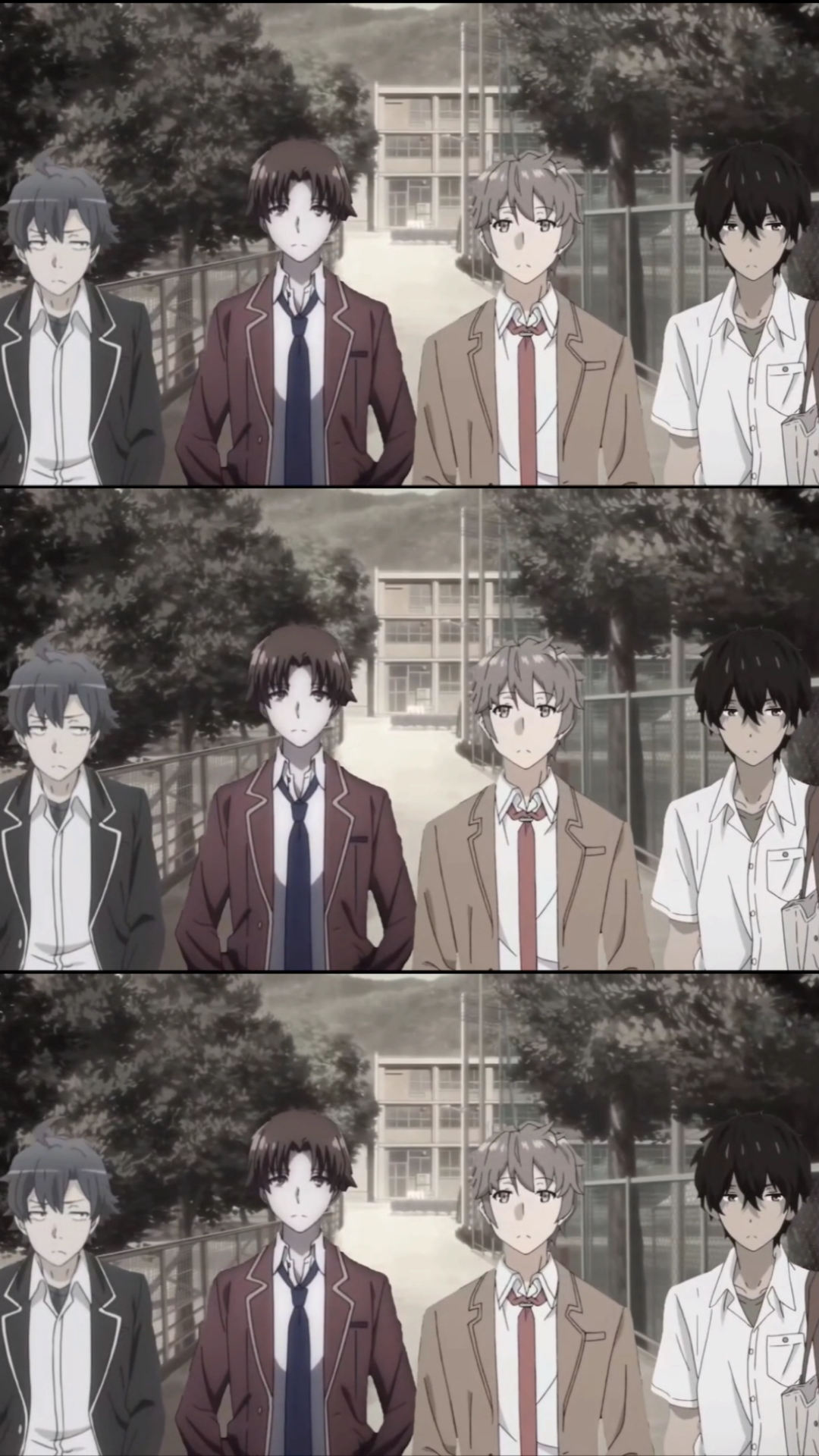 动漫#校园四霸:大老师这眼神太逗了