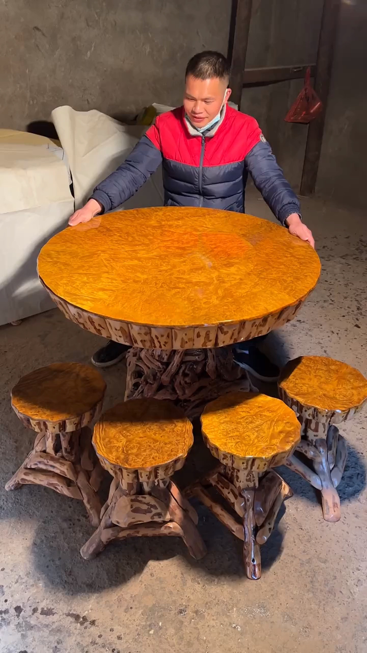 见过这么大一块黄金樟吗#大板