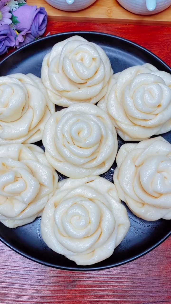 花样面食花卷馒头松软好吃