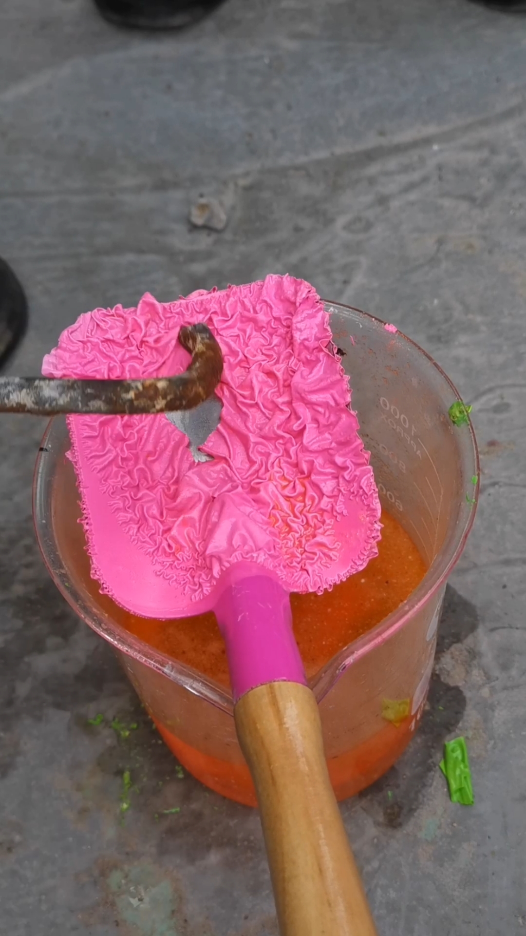 新型强力脱漆剂,魔术般神奇脱落看看效果!