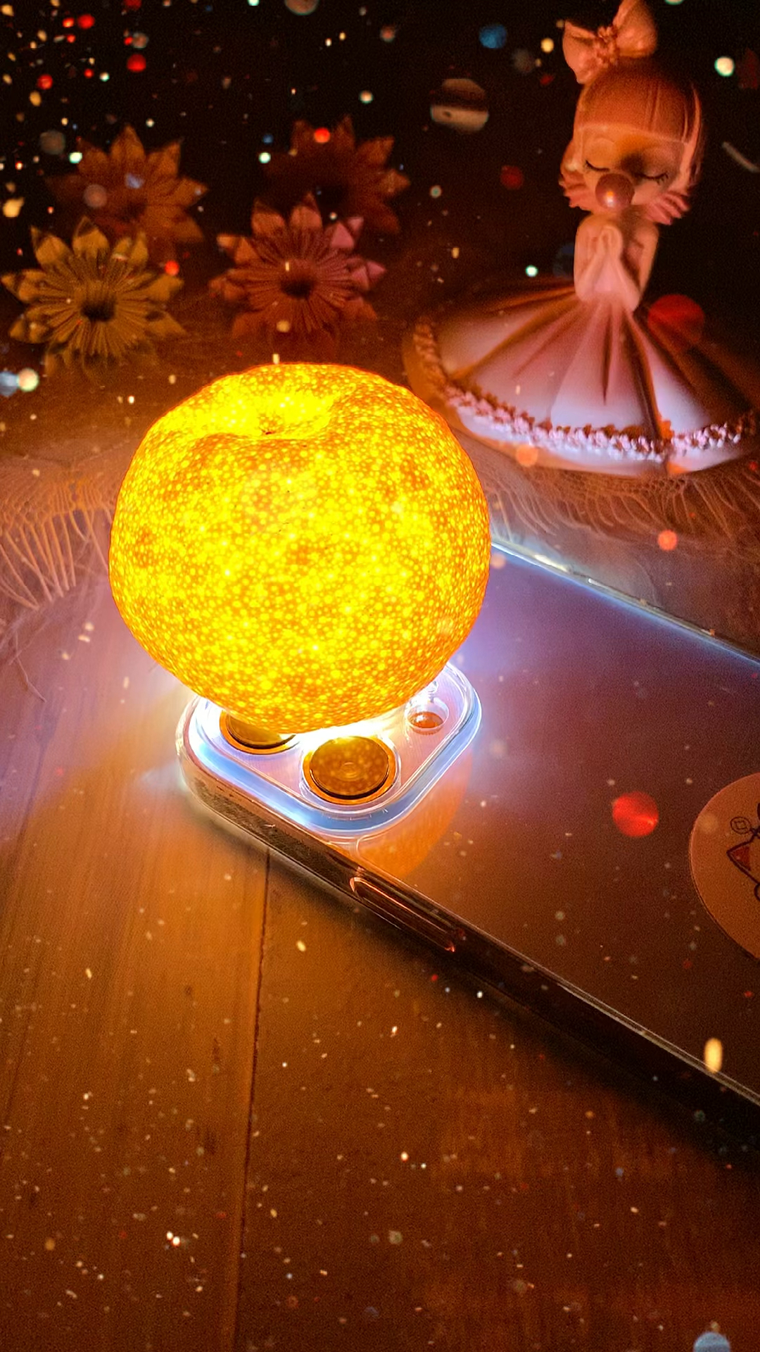 教你橘子灯的橘子怎么挖出来和小朋友一起做小橘灯