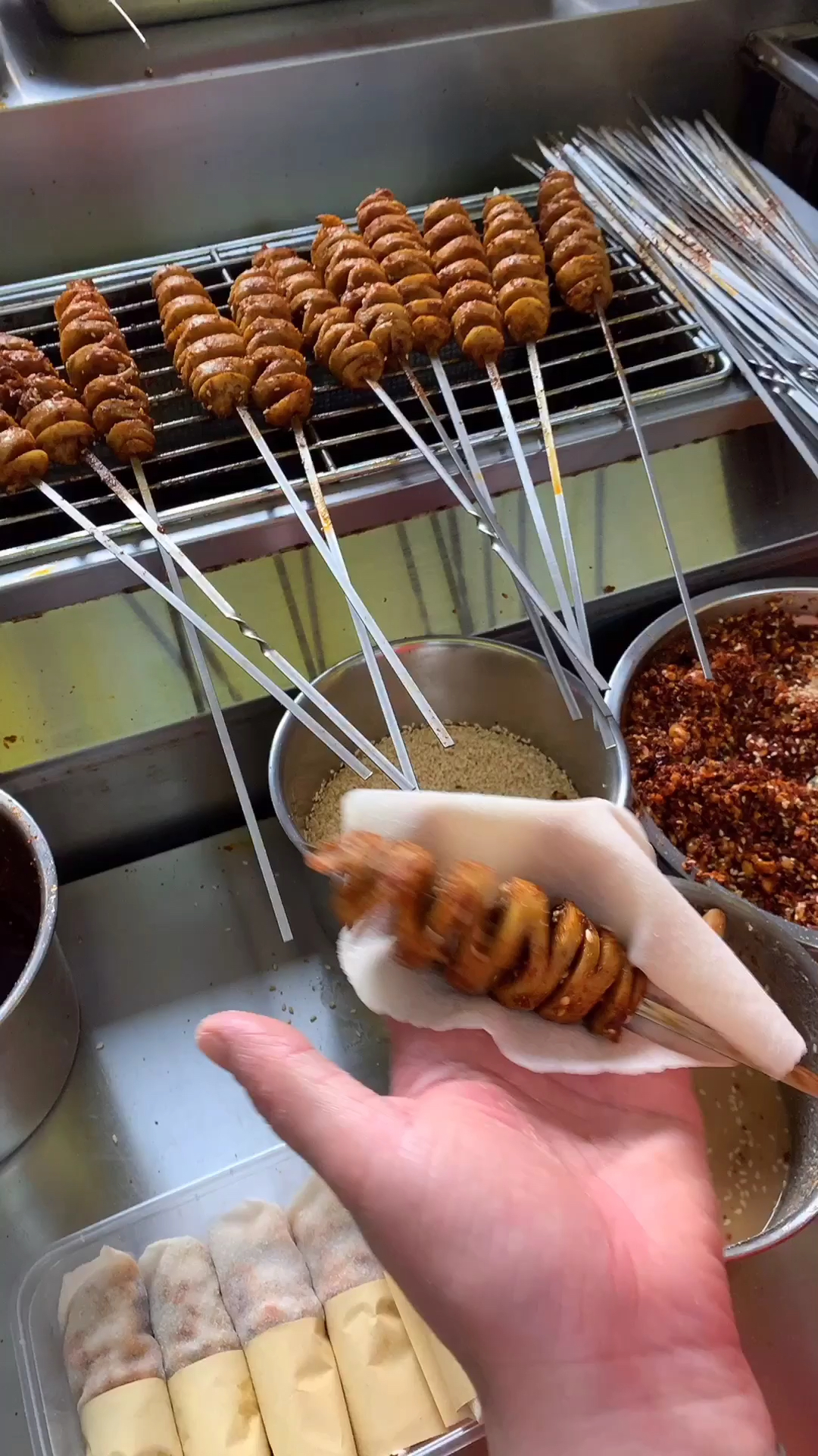 最火小饼卷面筋