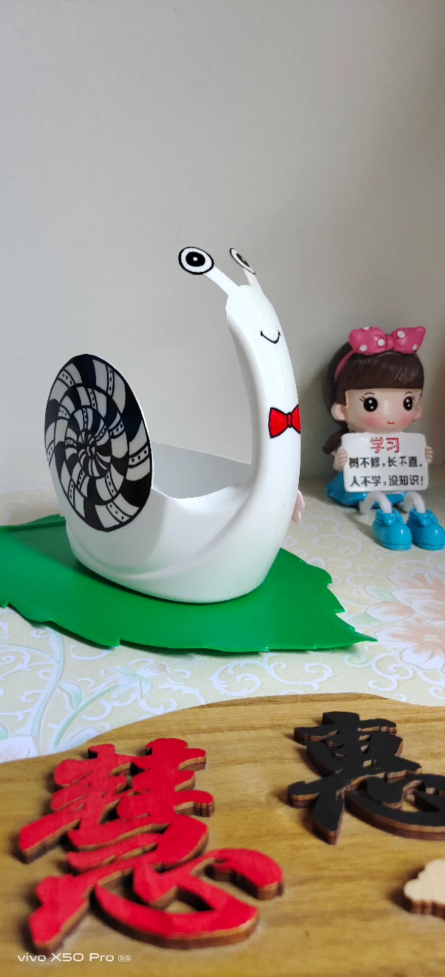 手工制作#废瓶子改造,蜗牛宝宝