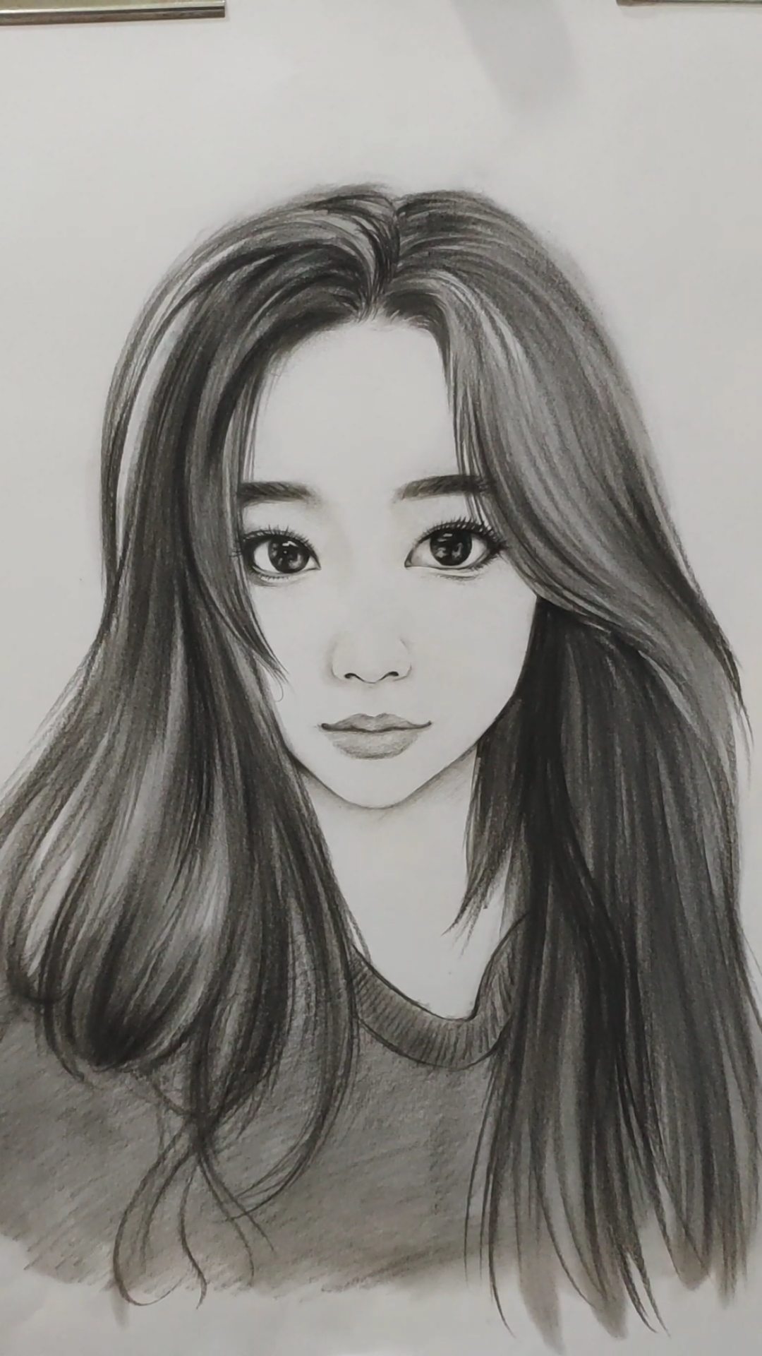 画画原来如此简单#素描美女