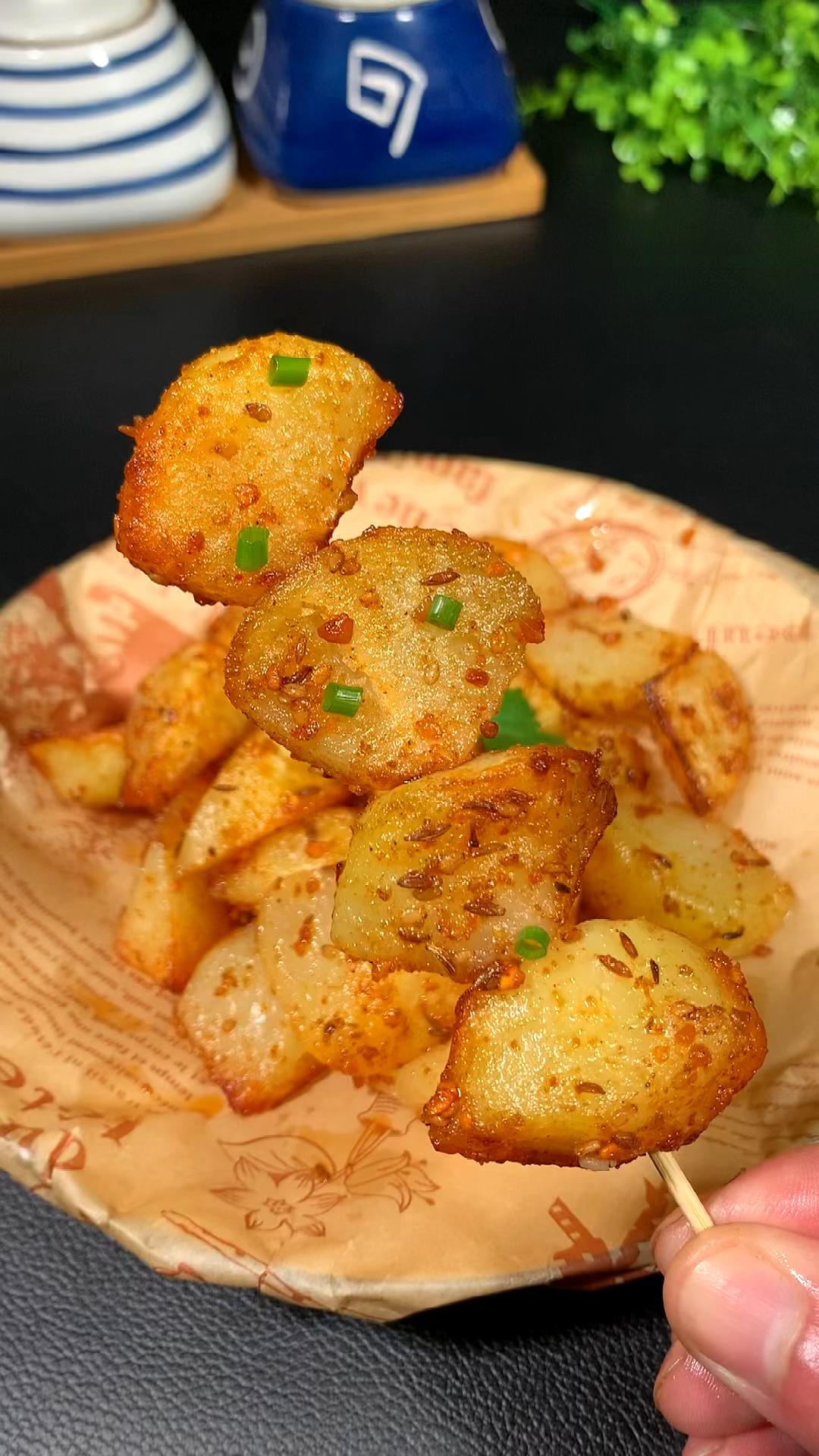 空气炸锅#外面38一份的烤土豆,做法居然这么简单,看完就能学会-度小