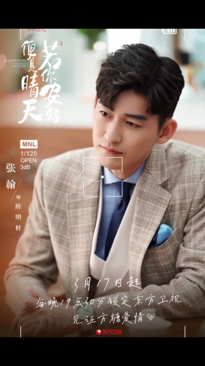 明星#『张翰』若你安好便是晴天