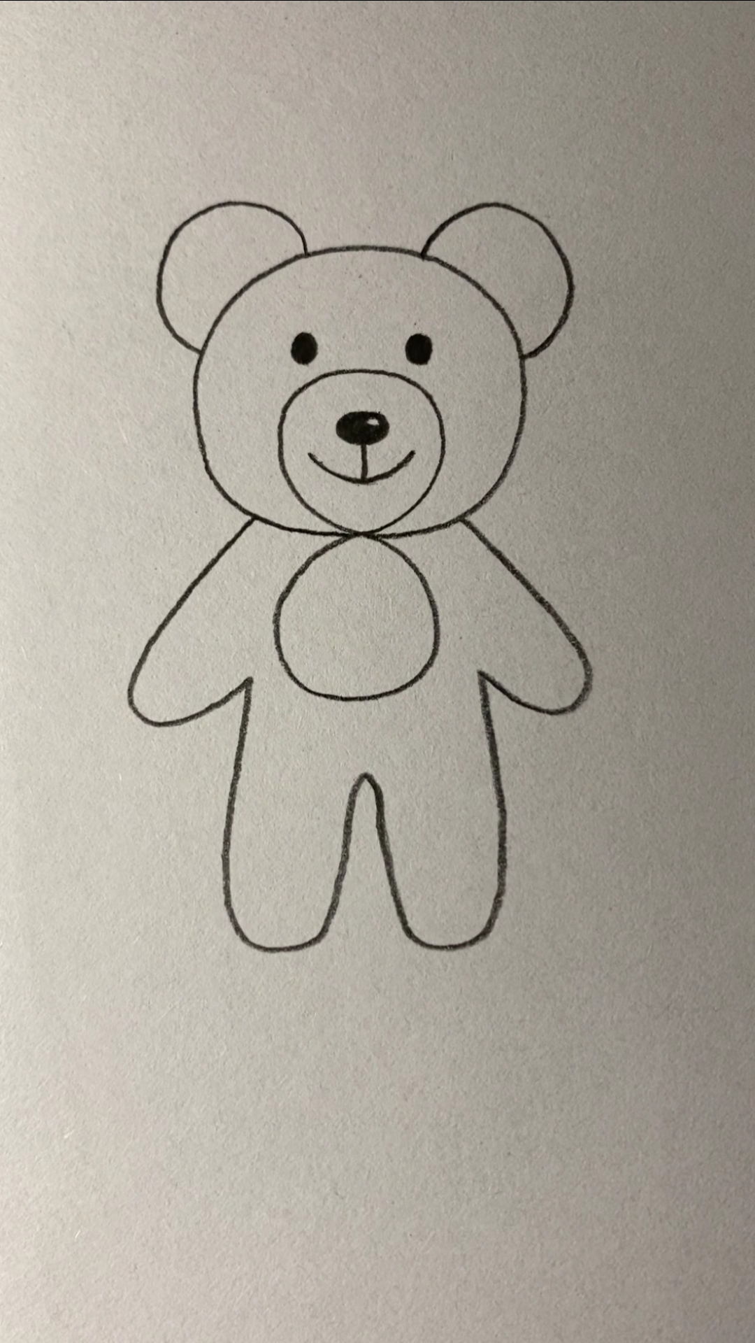 用数字8画一只可爱的熊