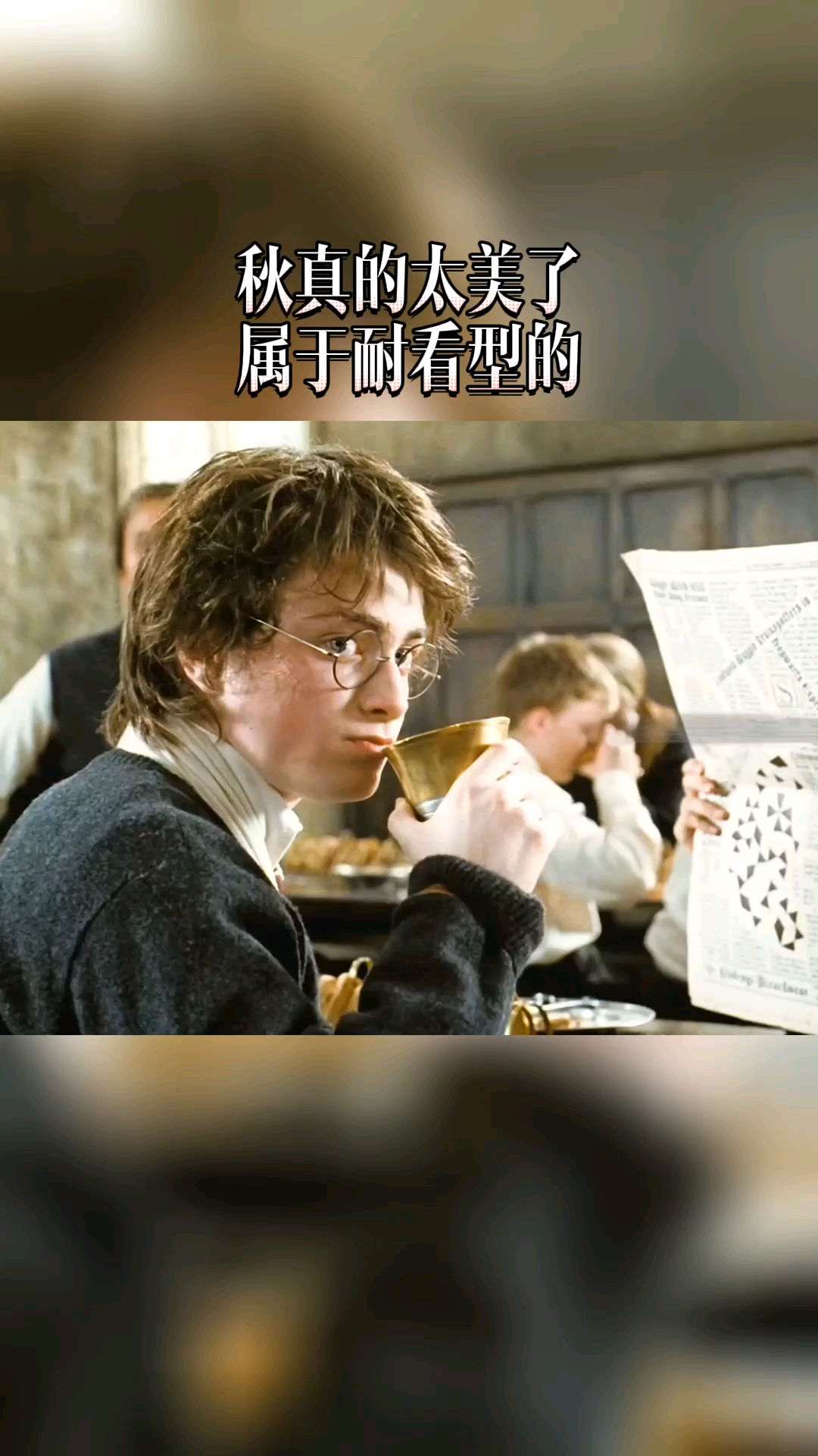 哈利波特秋真的太美了属于耐看型的