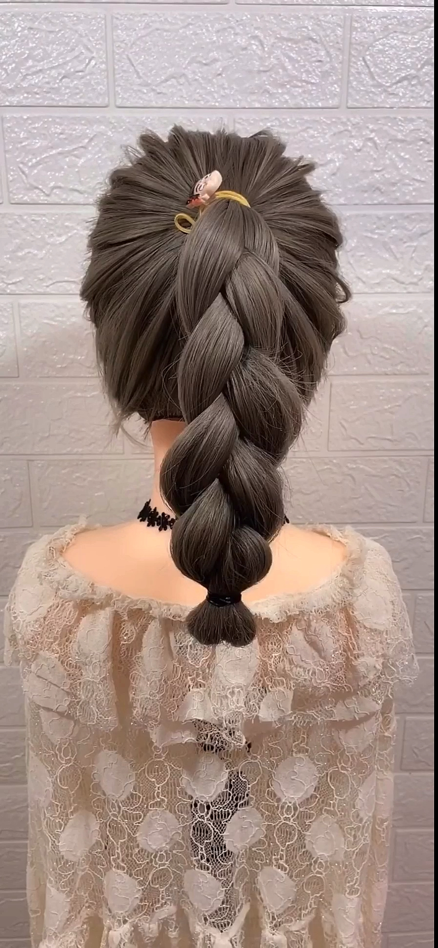 全民最火编发#谁都会的高马尾辫子.