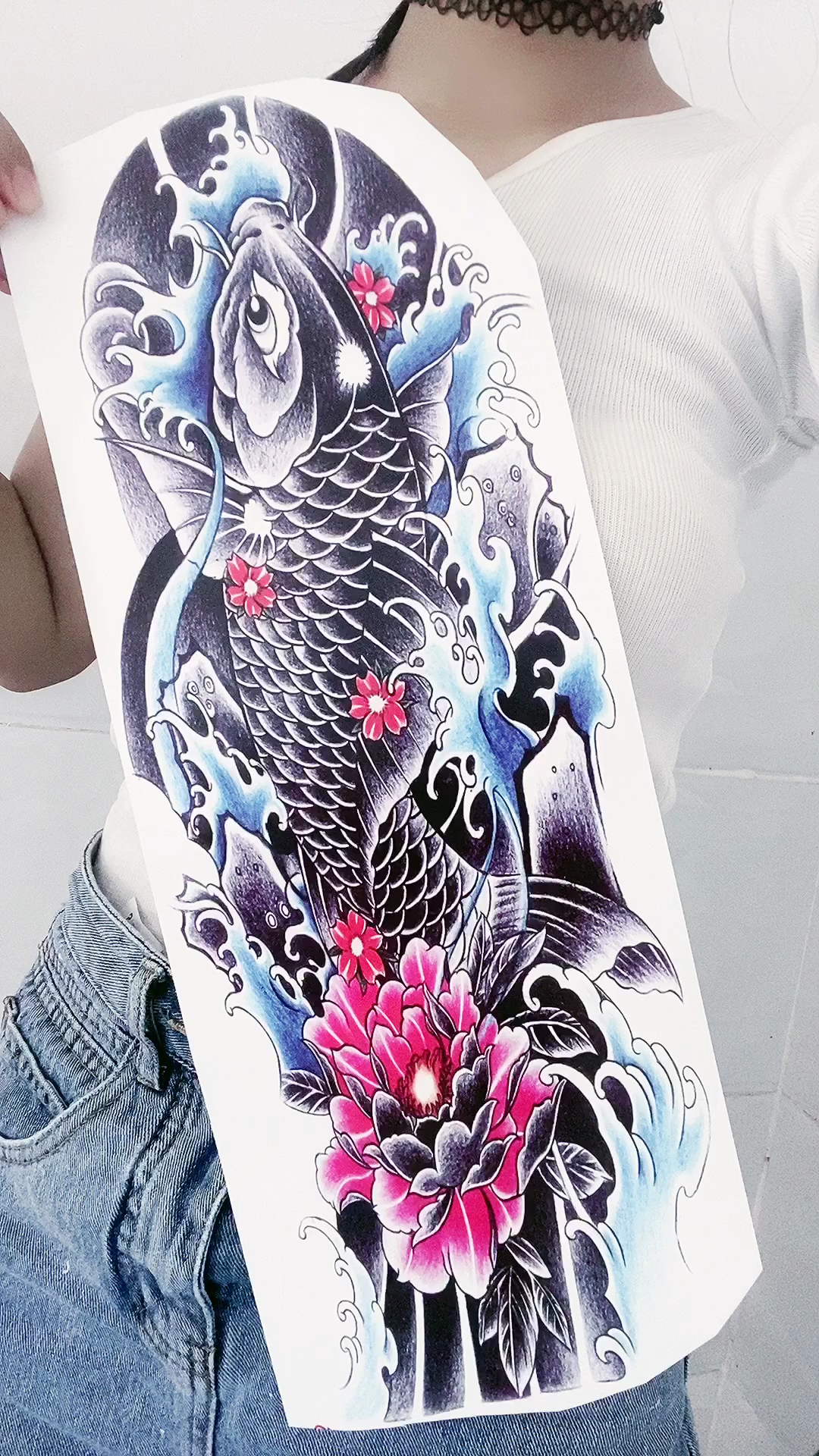 我要上热门#花臂,锦鱼