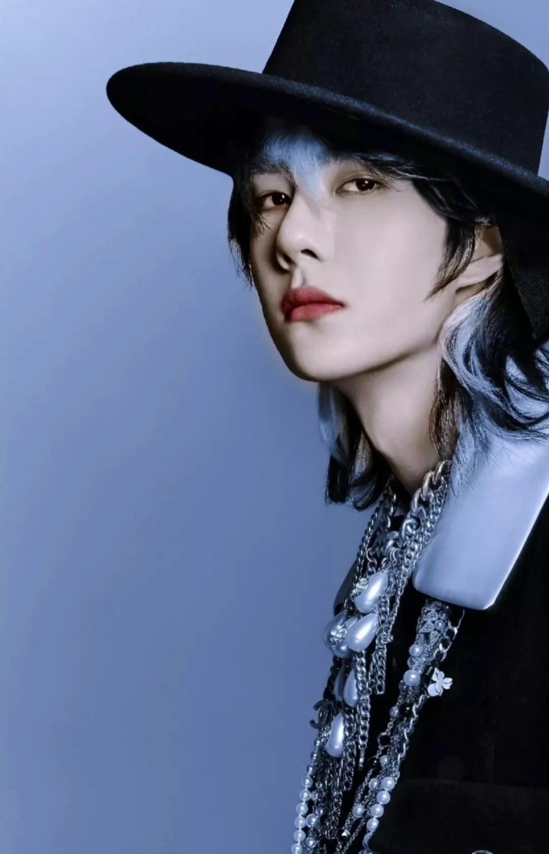 王一博#长发啵仔走一波