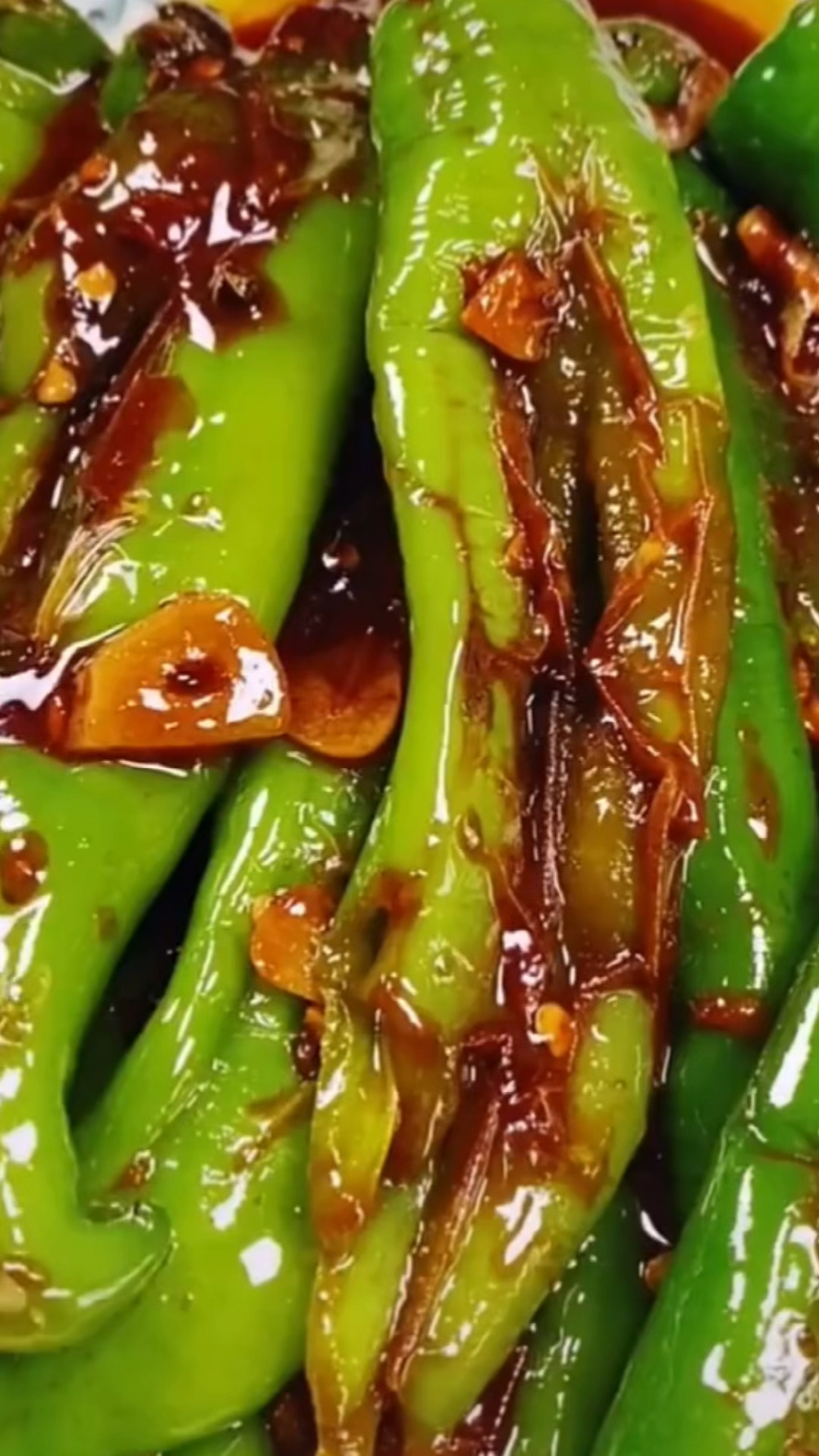 美食#油焖尖椒这样做最好吃-全民小视频