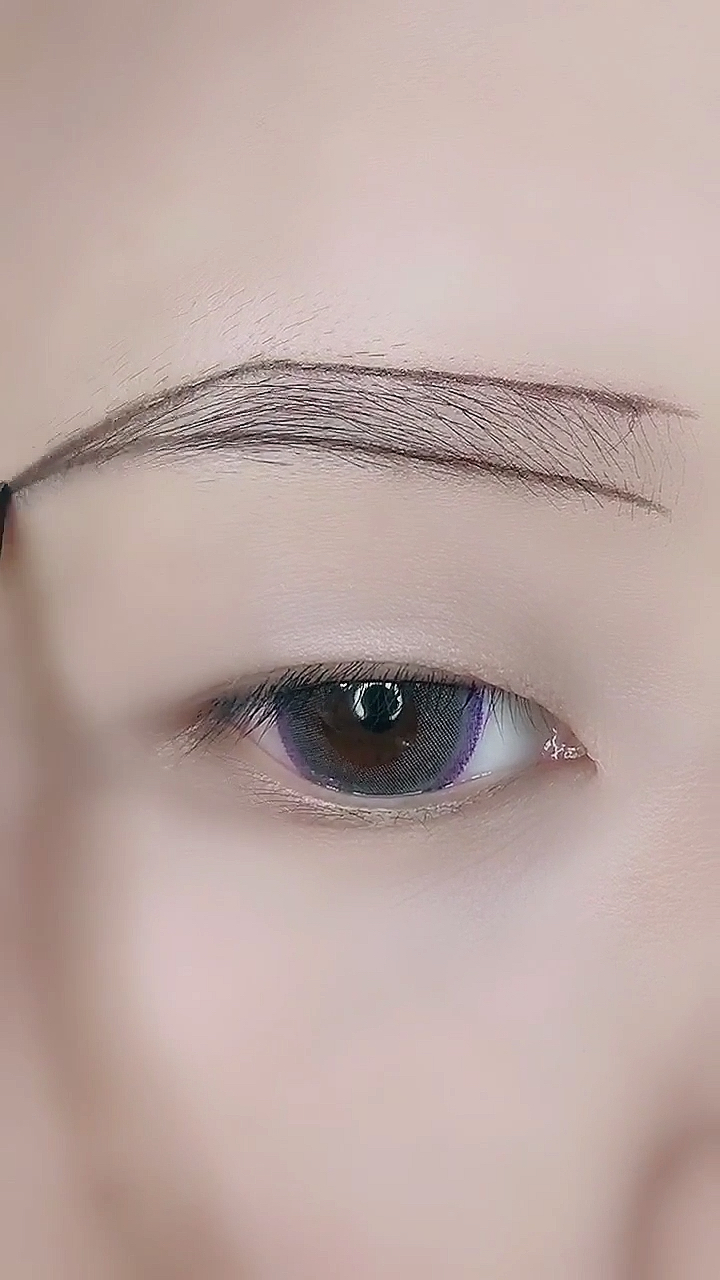 化妆教程#小挑眉这么画简单