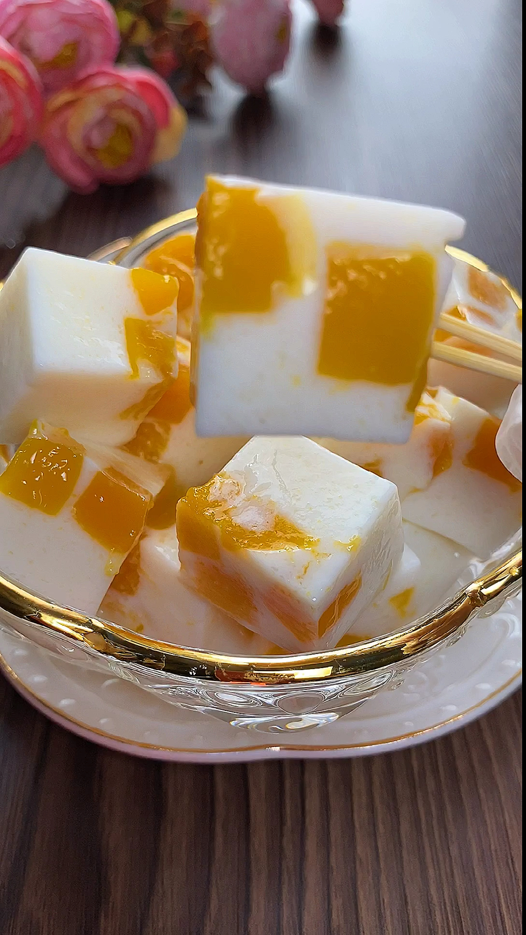 夏食记#芒果果冻