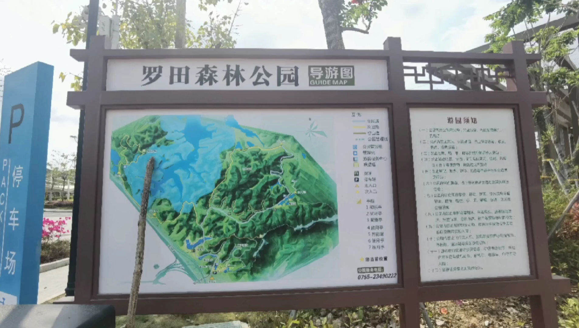 深圳宝安罗田森林公园,可以登山,山不高爬不累