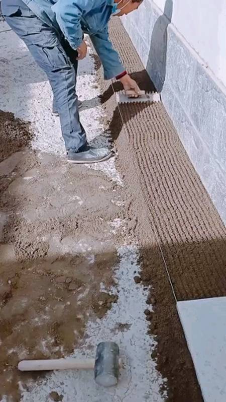铺了七天砖才挣5600元!干瓦工28年,真是拖了瓦工届的后腿!惭愧啊!