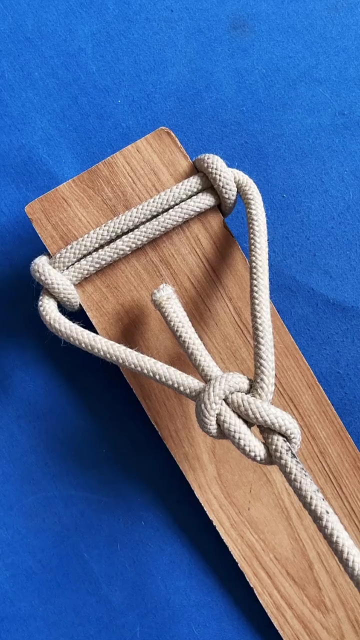 户外荡秋千的打结方法!