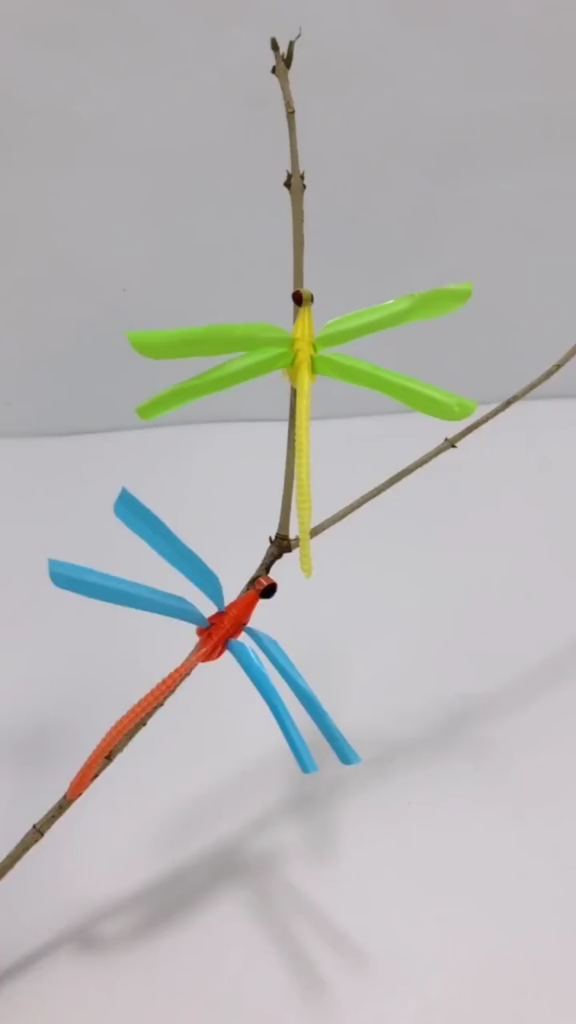 手工制作#还记得田野间的蜻蜓吗?