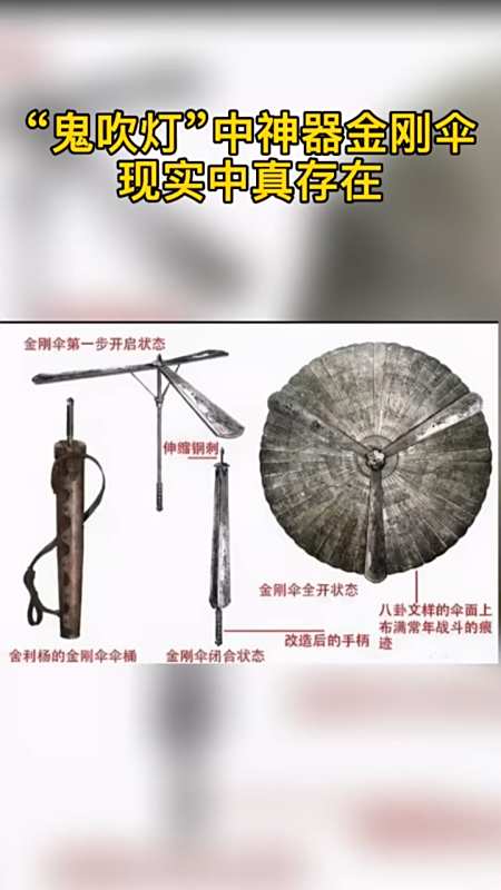 这就是摸金校尉用的神器金刚伞现实中真的存在