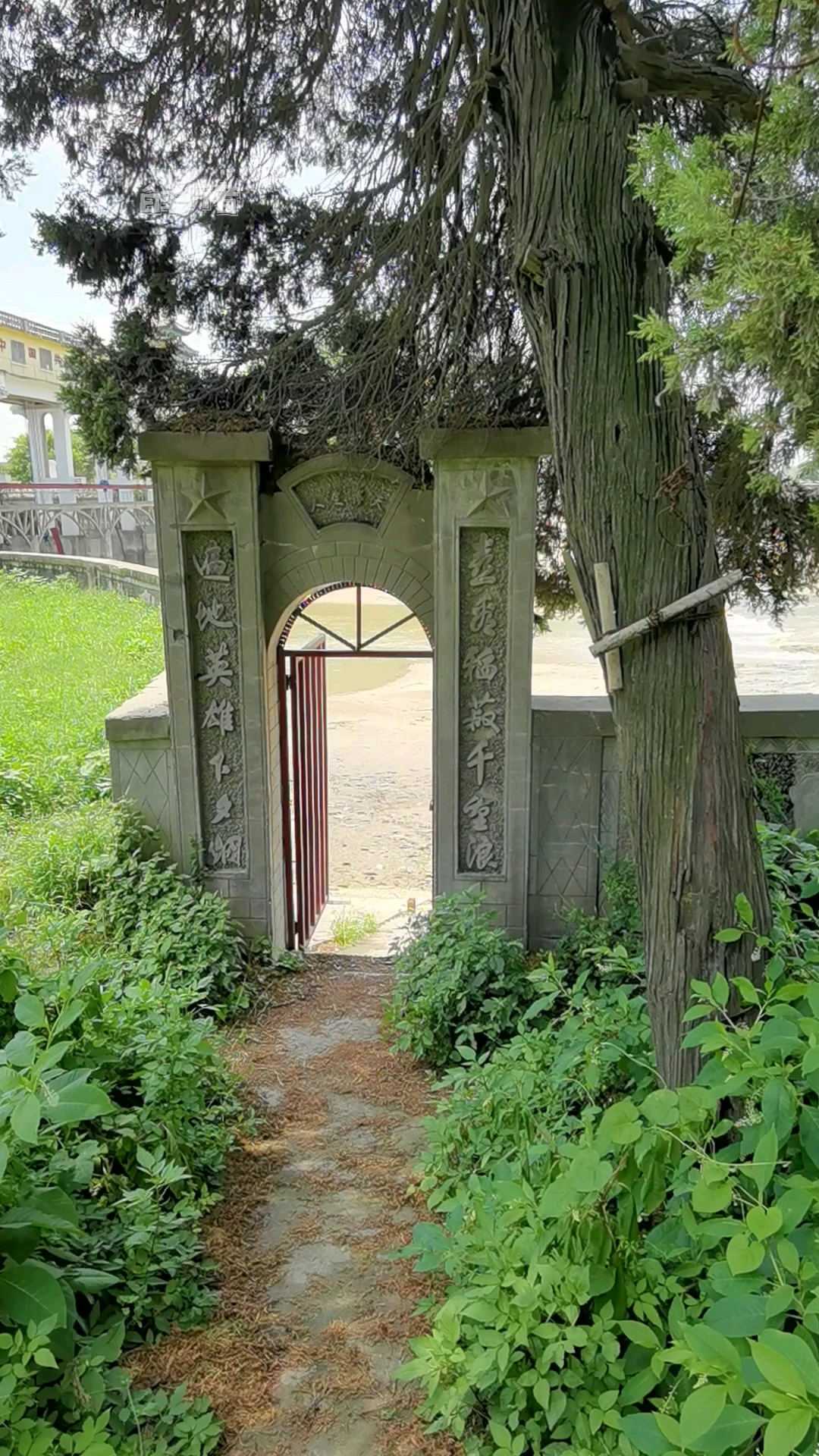 文物古迹行走项城路遇伟人诗词喜看稻菽千重浪遍地英雄下夕烟