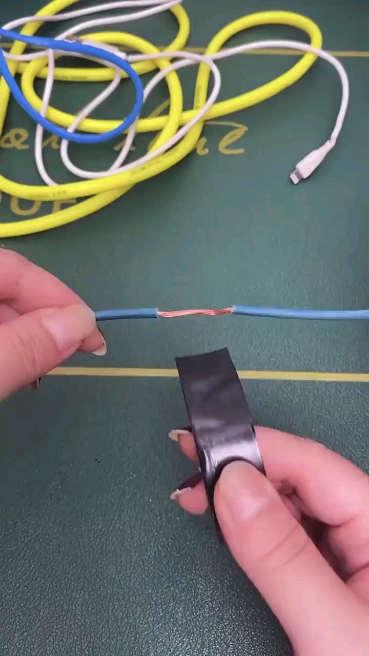 生活小妙招#家用热缩管绝缘套家用diy热缩管热缩管数据线电线电缆