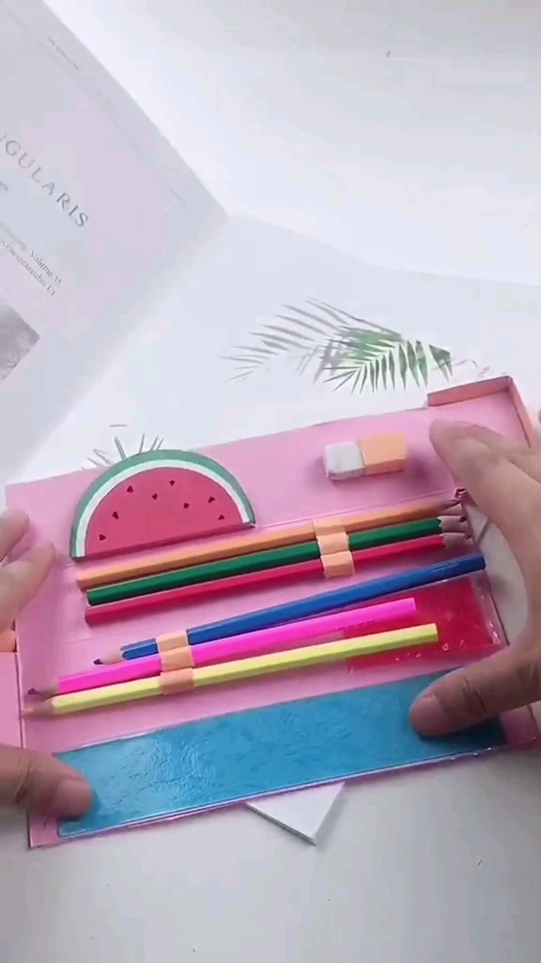 手工制作牙膏盒不要丢开学前给孩子做一个吧有创意孩子喜欢的不得了