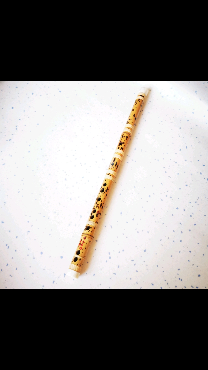 笛子#g调一节湘妃竹斑竹笛子