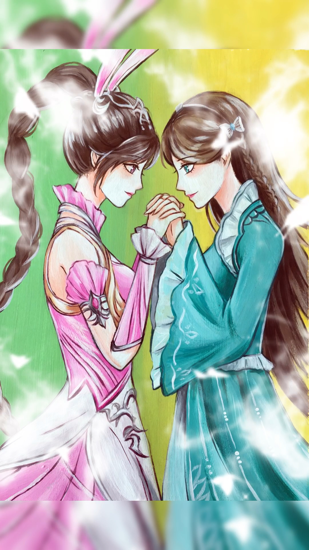 斗罗大陆斗罗闺蜜小舞和宁荣荣你喜欢谁画的