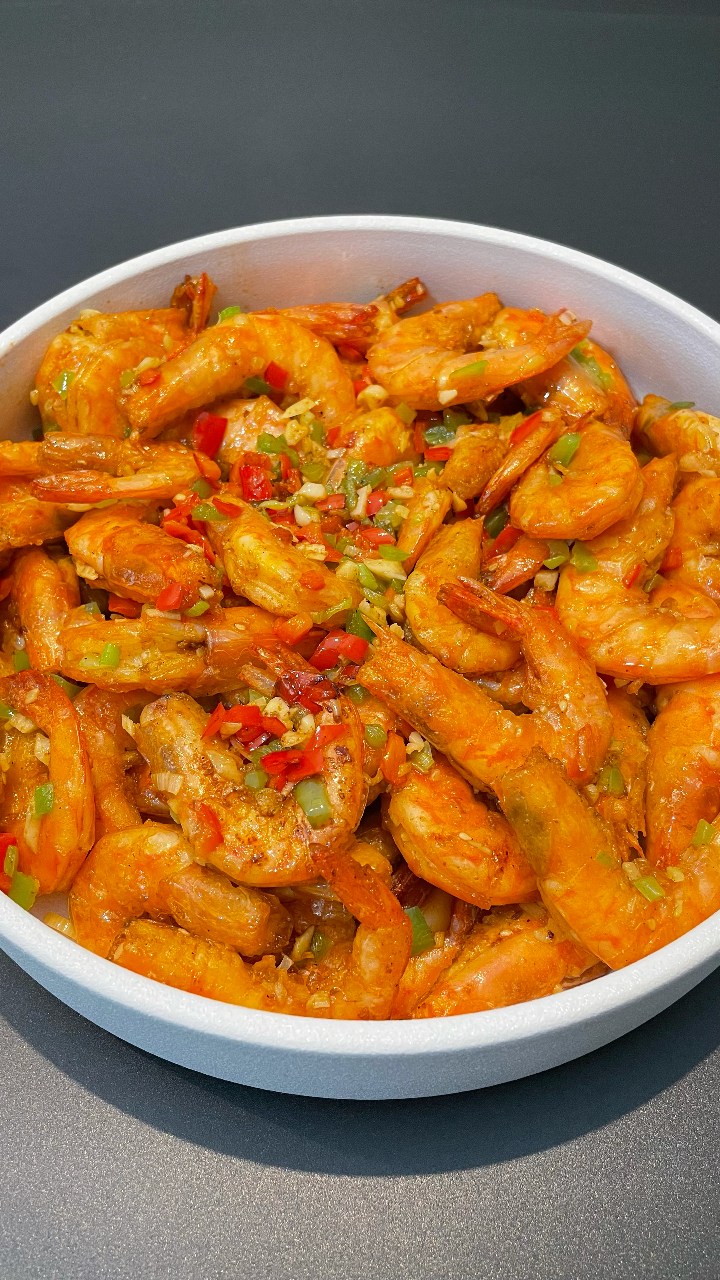 秀出你的拿手菜椒盐虾做法