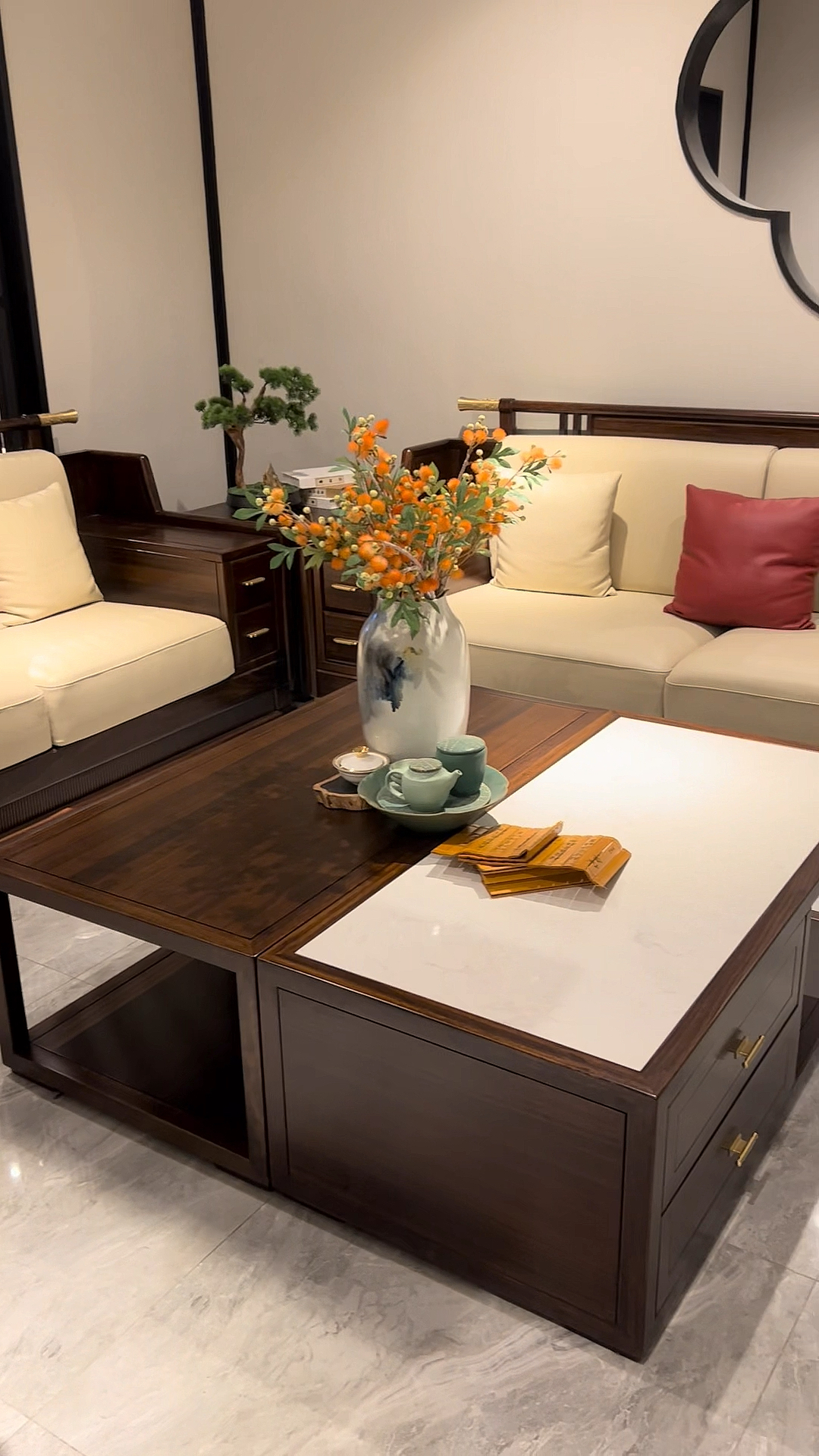 新中式实木沙发#乌金木沙发#全屋定制