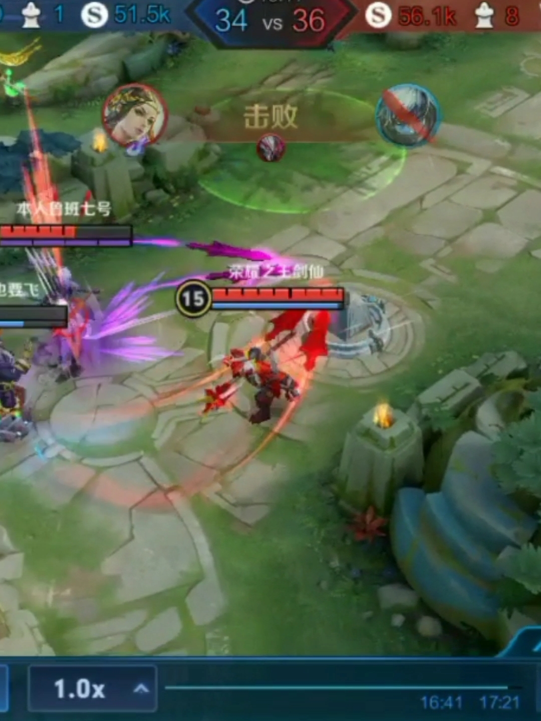 王者荣耀搞笑视频#干将莫邪欺负马超被典韦一招致命