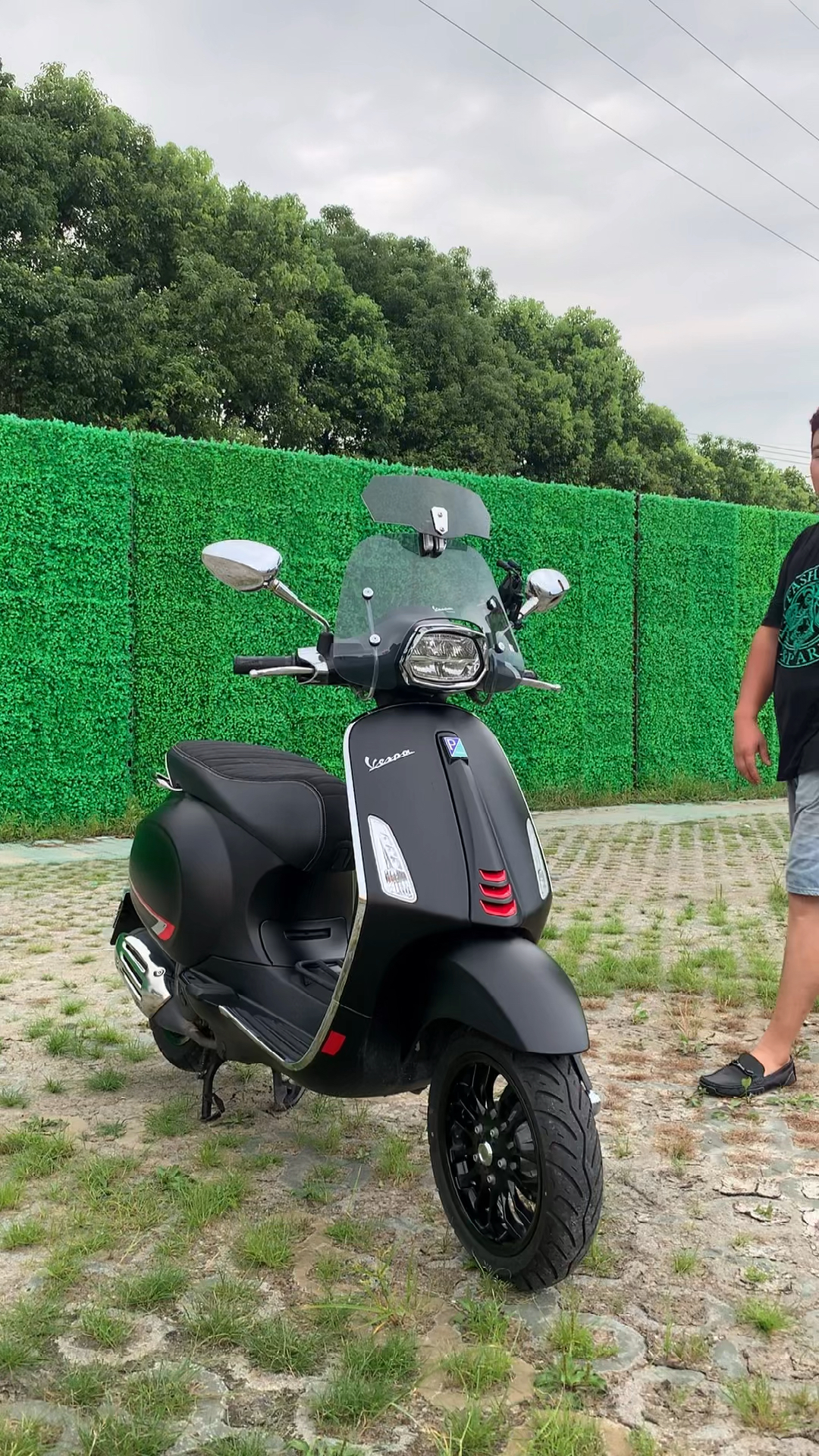 维斯帕vespa#大贸摩托车_维斯帕冲刺150-度小视