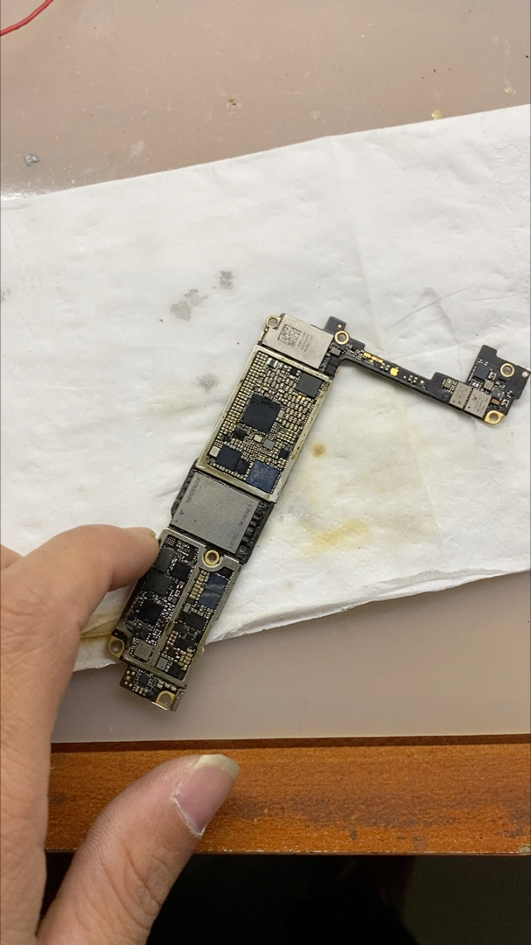 寻找最牛手艺人#这个iphone7的主板我整整修了6个小时-度小视