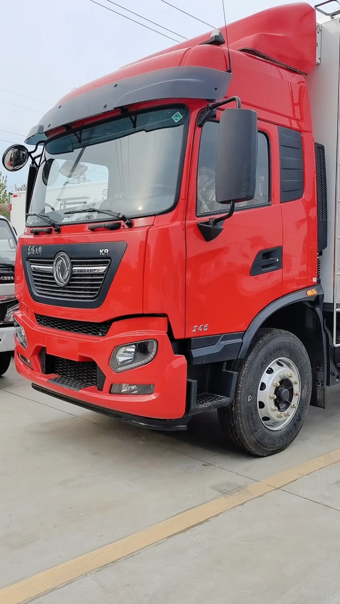 冷藏车#东风天锦kr高顶双卧冷藏车
