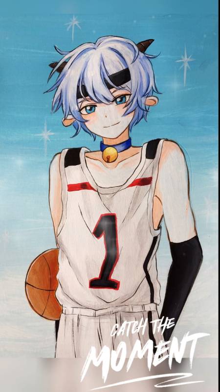 画画喜羊羊打篮球的动作好帅呀美羊羊看到一定会心动