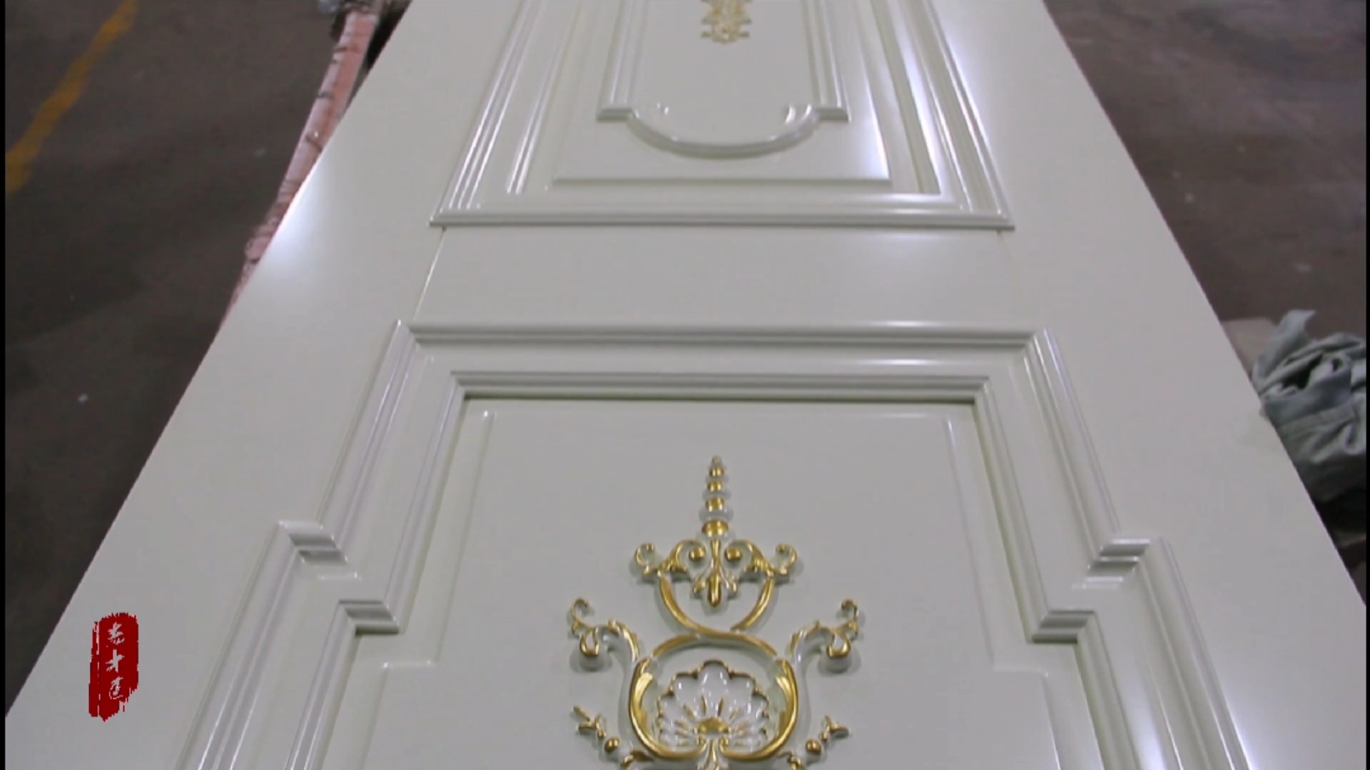 原木定制#法式描金木门,极致奢华!