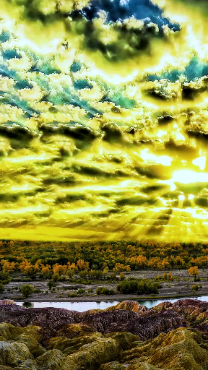 阳光普照,山河壮丽!美哉!美哉!