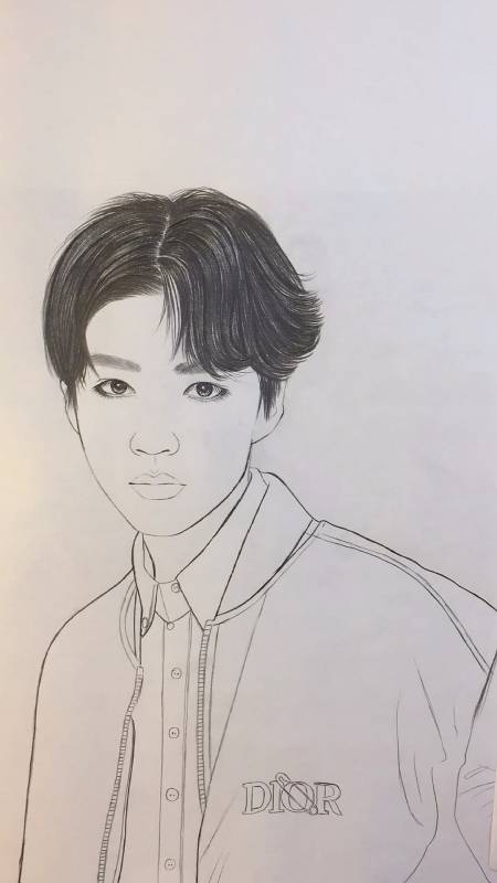 画画原来如此简单#我会一直守护你,陪你一起走下去,加油#王俊凯#画画