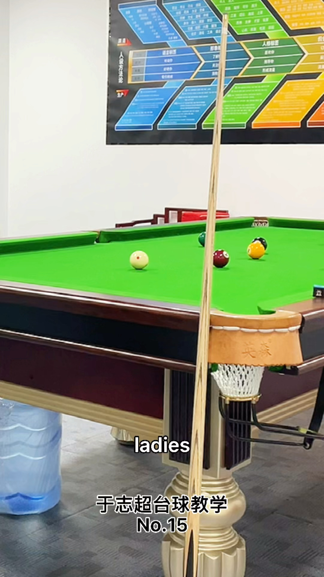第十五集于志超台球教学把胸大的台球爱好者圈来研究一下台球技巧