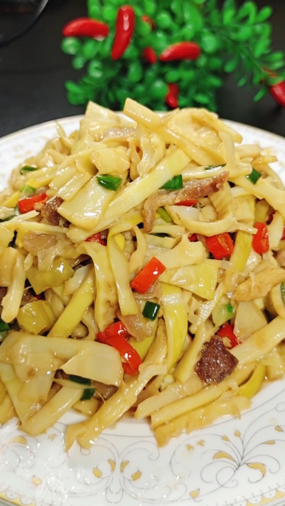 竹笋炒肉#竹笋做法教程!进来学会