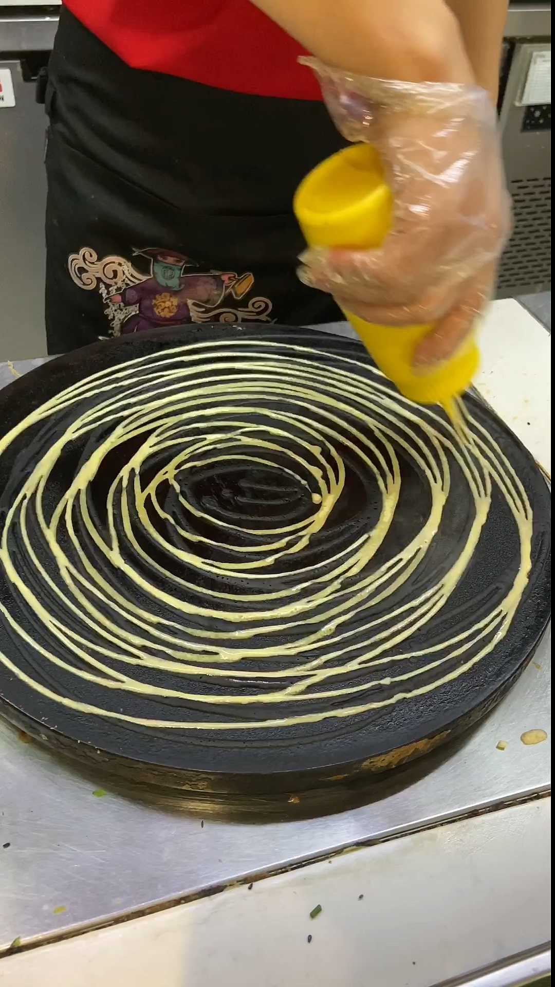 你没看见的网格煎饼!就你没见过啦!