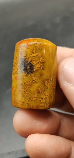 战国红玛瑙草花印章