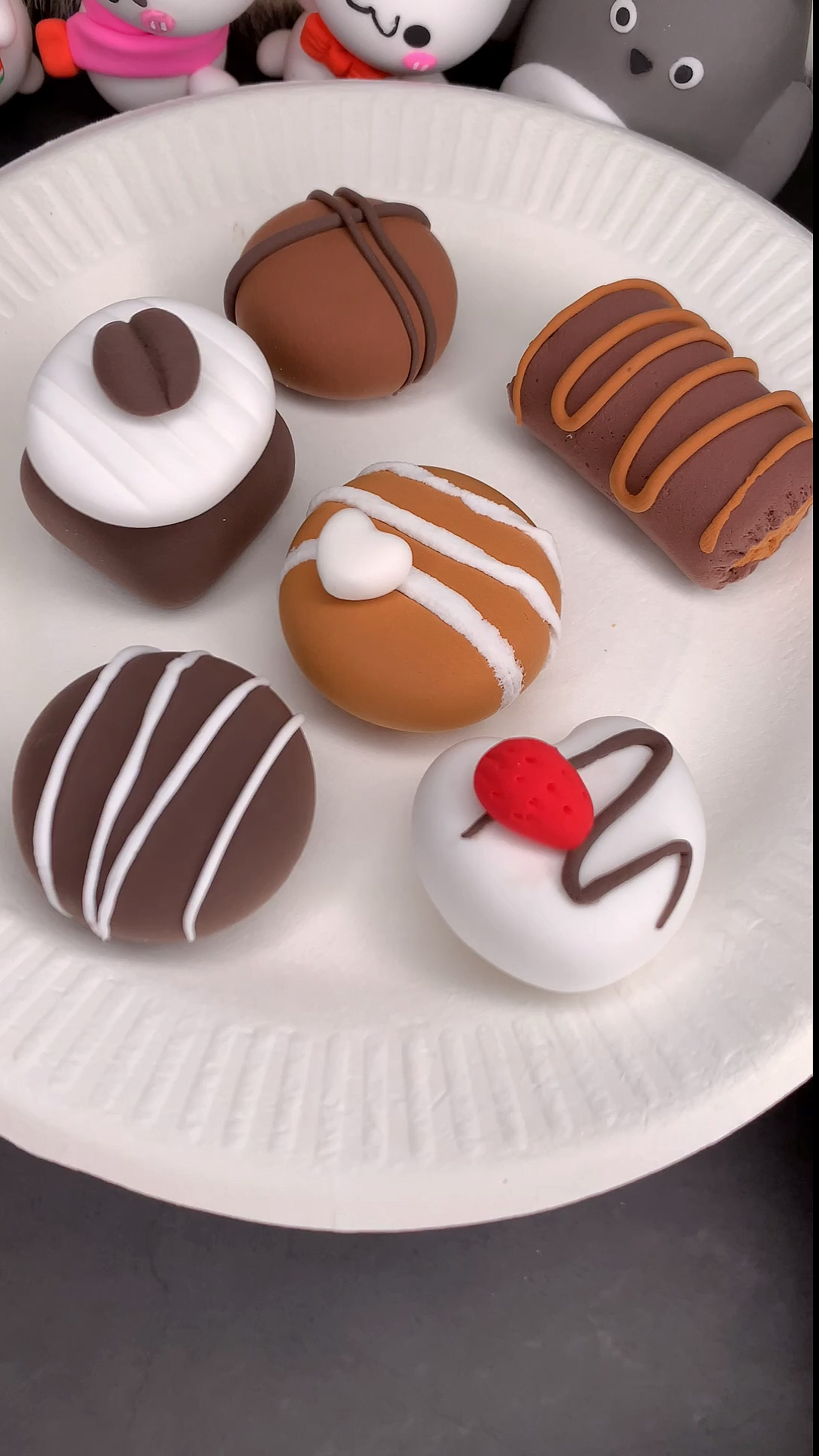 超轻粘土#粘土巧克力,(ω)