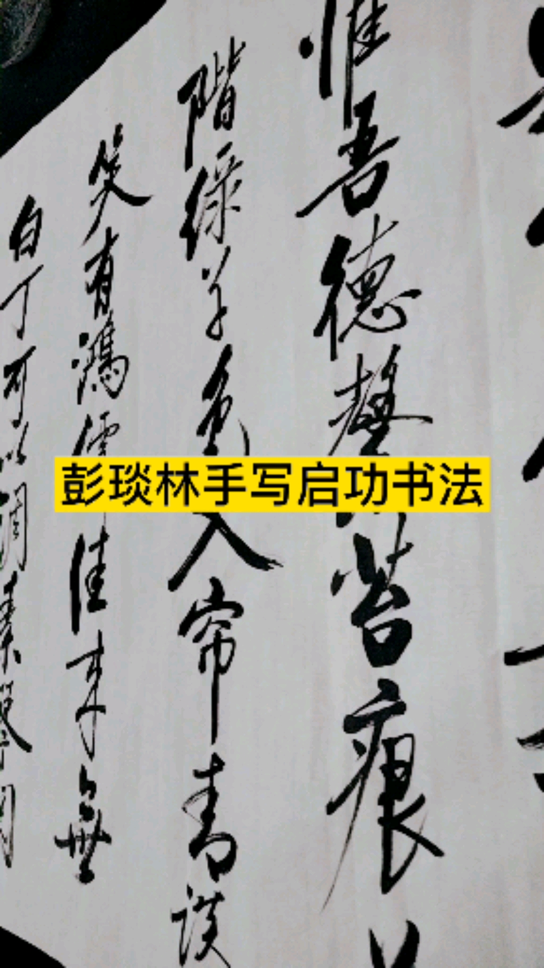 启功体书法#彭琰林用启功体书法写《陋室铭》,作品尺寸:168*66烂鬃